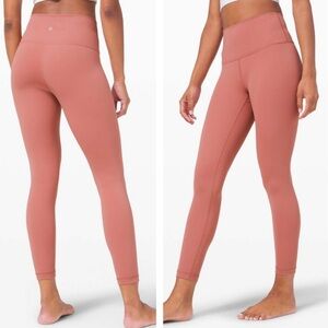 Lululemon Wunder Under High Rise Full on Luxtreme 28” Legging in Brier Rose